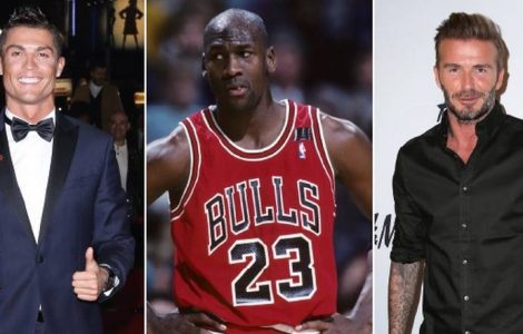 Cristiano Ronaldo, Michael Jordan és David Beckham